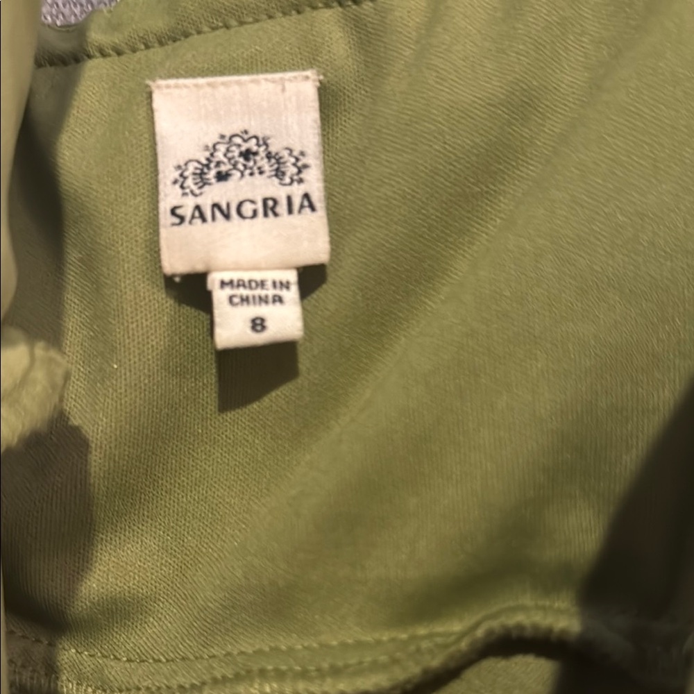 Signature by Sangria Green High-Low Halter Dress - Picture 8 of 8